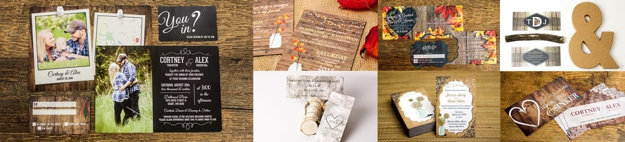 Rustic Wedding Invitations