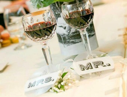 Custom Wedding Party Coasters by Plastic Printers