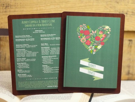 Unique Custom Wedding Programs by PlasticPrinters.com
